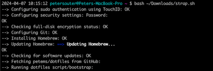 Bootstrapping a new OSX device: A Brief History and Current Approach