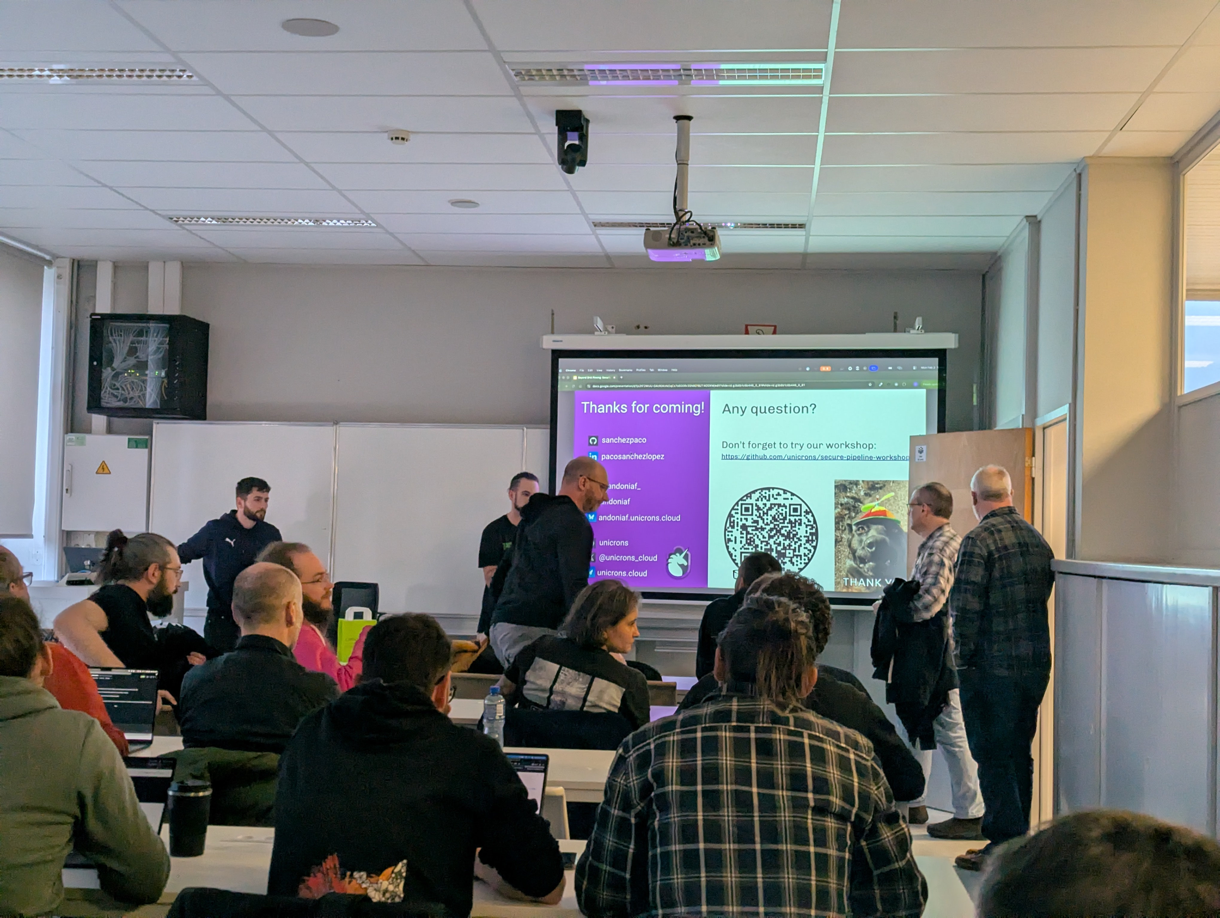 Q&A session after the Beyond SHA Pinning talk