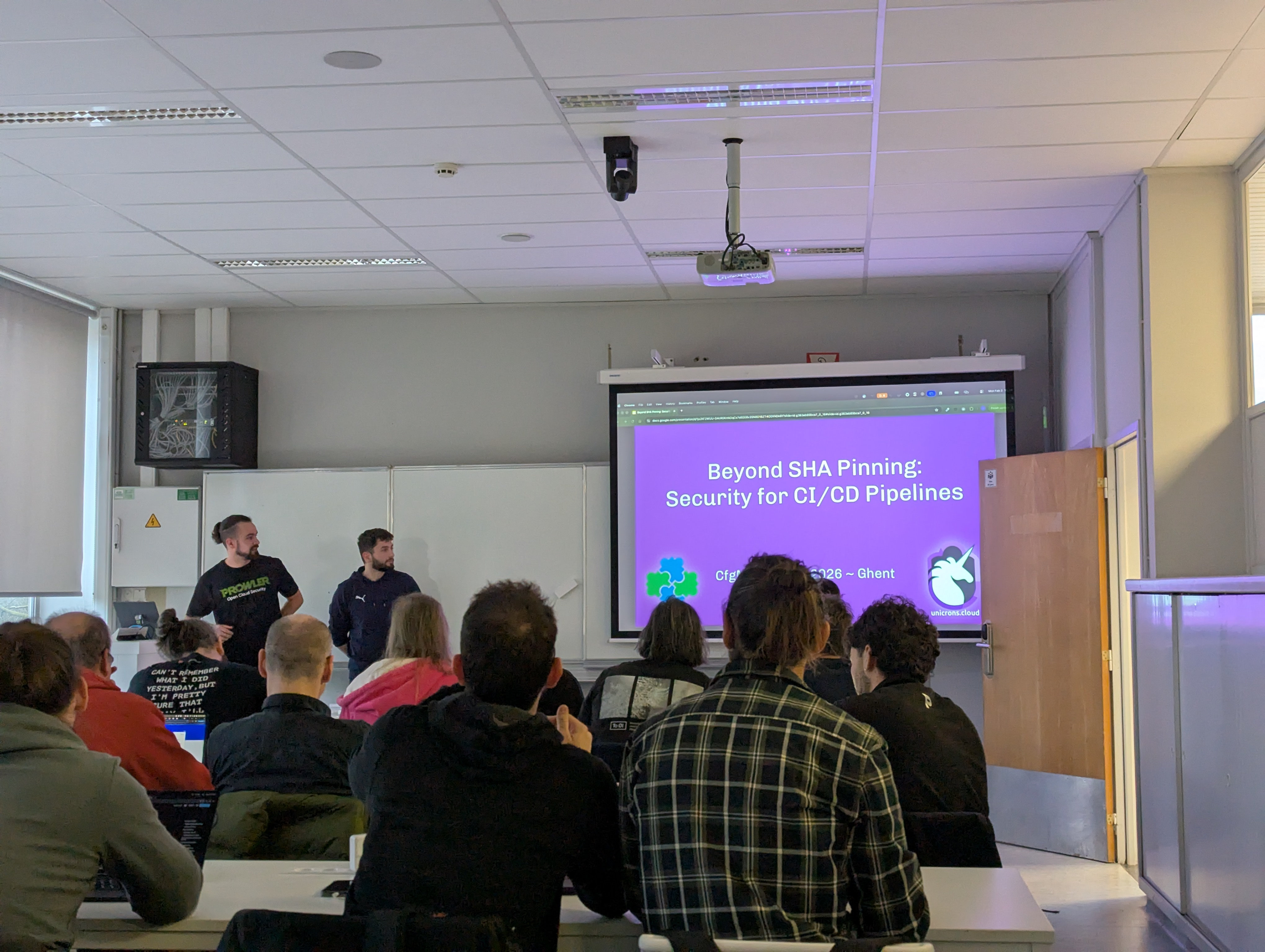 Beyond SHA Pinning title slide