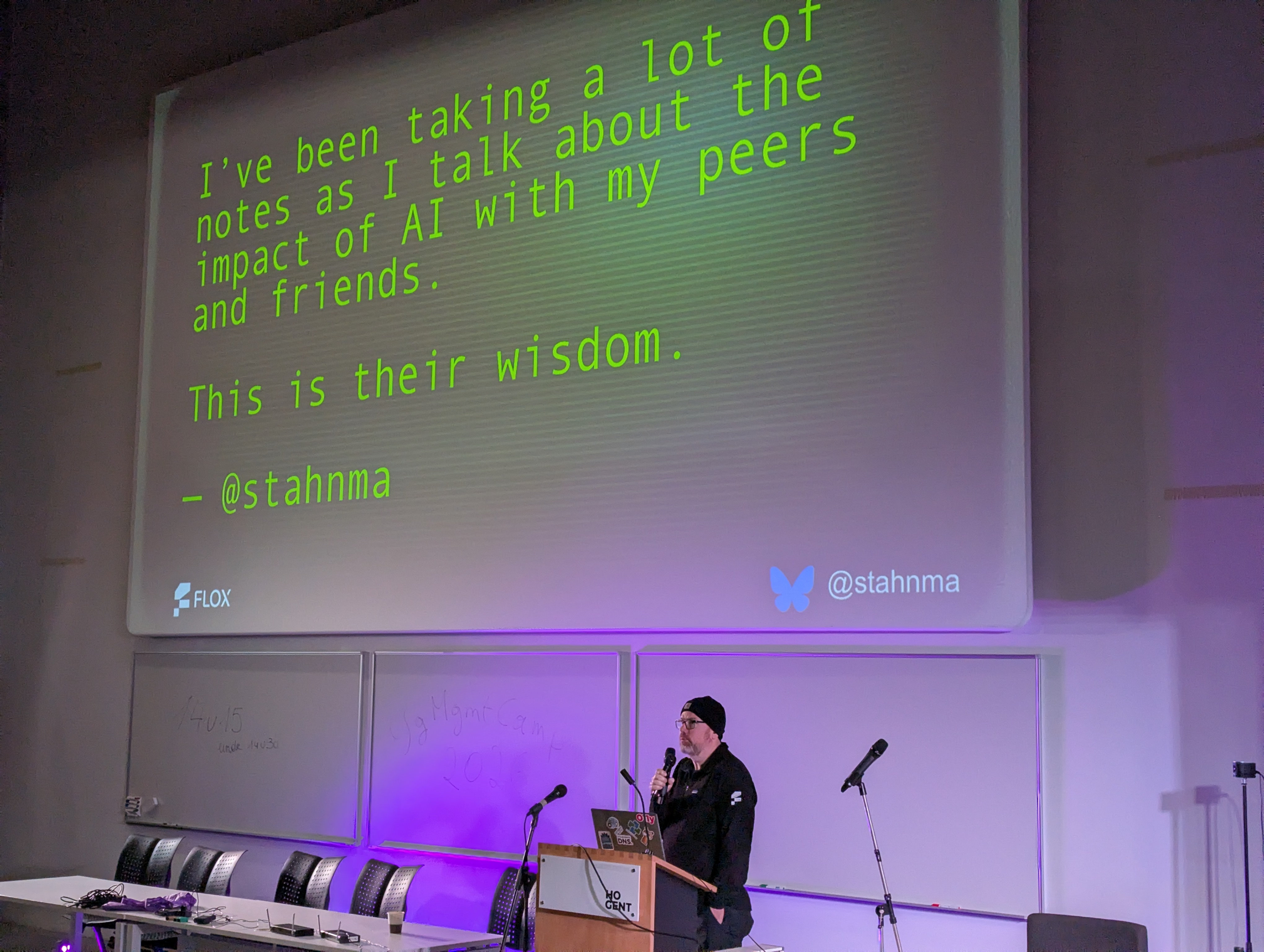 Michael Stahnke&rsquo;s ignite talk intro slide