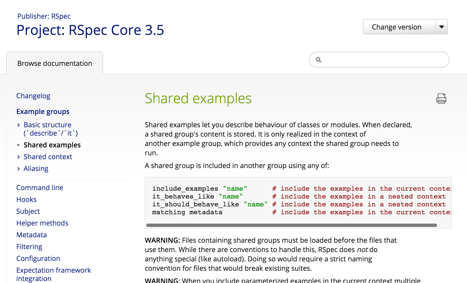 Drying up rspec with shared_examples