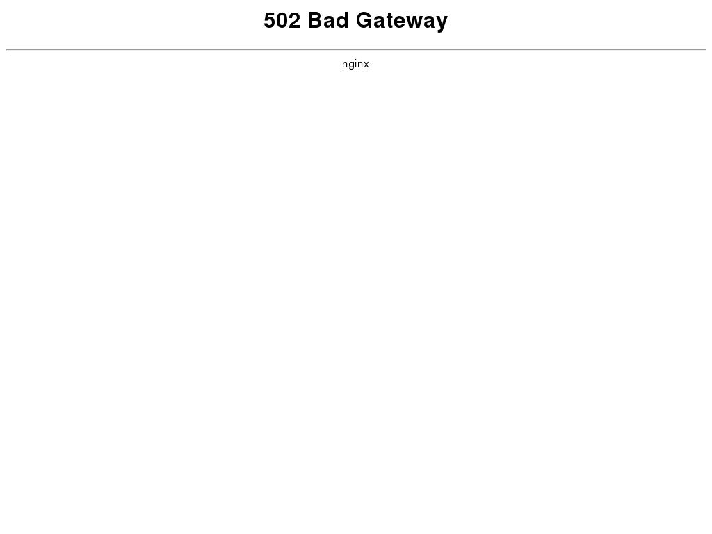 Bad Gateway Fail