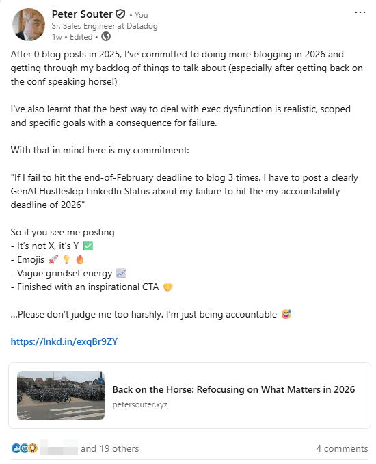 LinkedIn Declaration